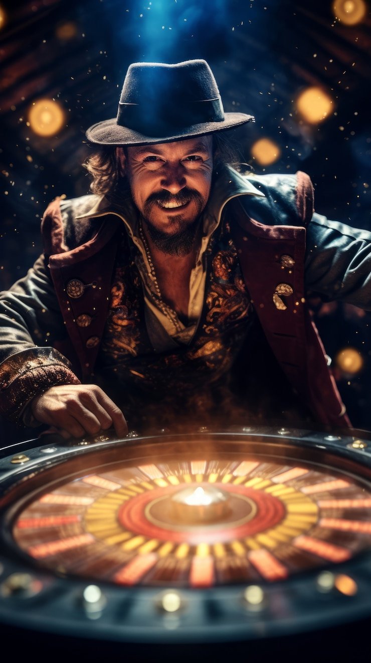 Roulette betting layout and wheel display during Bali Vacation session on viralbet77 login